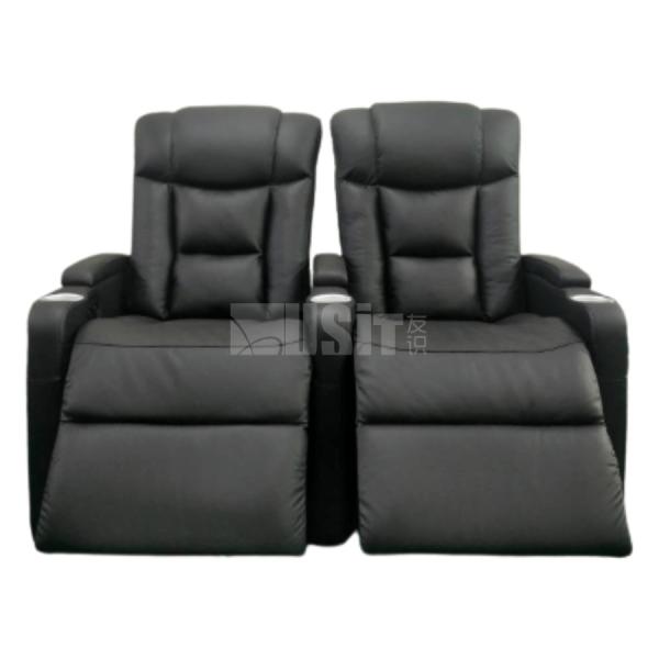Synthetic Leather Cinema Recliner Seats Movie Theater Sofa