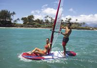 Les sports aquatiques de PVC de point de baisse tiennent le panneau de palette gonflable