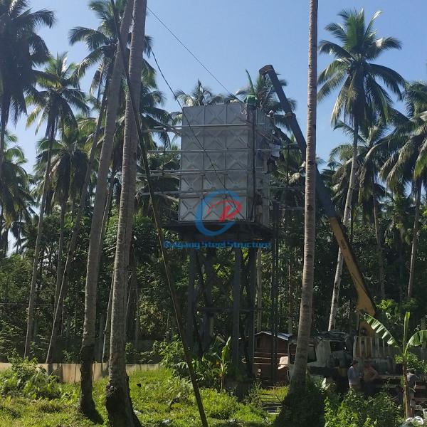 Prefab Steel Water Tank Tower Durable Steel Elevated Water Tower