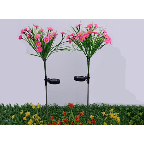 Solar Artificial Daisy Flower Lights Ground Decoration Lawn Lamp
