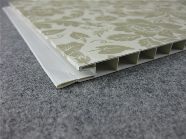 Fireproof Flower Plastic PVC Ceiling Panels Hotel And Restaurant Wall