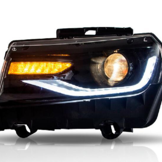 Modified LED Daytime Running Light Xenon Lamp Headlight for Chevrolet Camaro Bumblebee