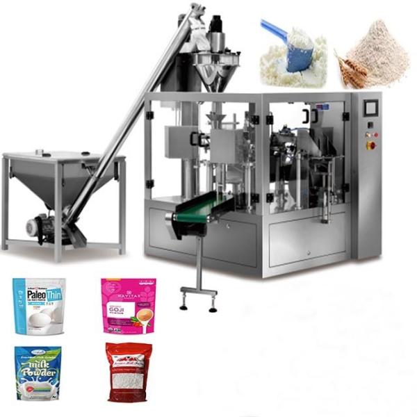 Rotary Premade Pouch Packing Machine for Multi-format Bags with 70 bags/min Speed and Stainless Steel Construction
