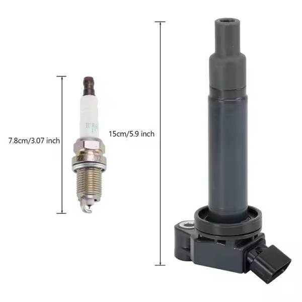 6pcs Ignition Coil With Spark Plug UF267 90919-02234 for Toyota Sienna 3.0L/3.3L  2001-2006