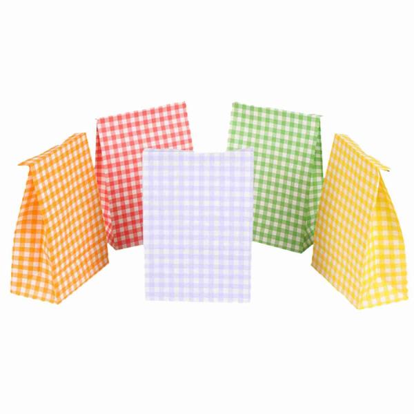 1000pcs Small polkadot Kraft Paper Food Bags For Easter Birthday Sweets