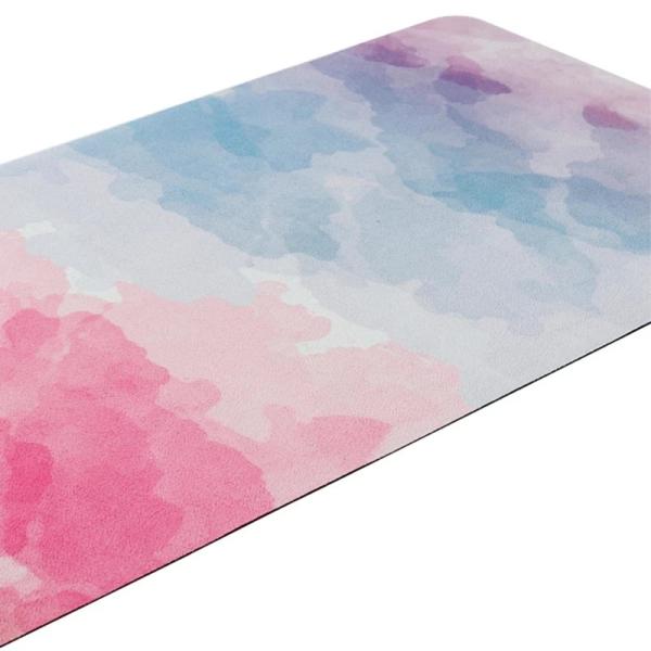 Non-slip Exercises Mat, Gymnastics Mats, Suede/ Microfiber surface Yoga mats, extended color printed yoga mat