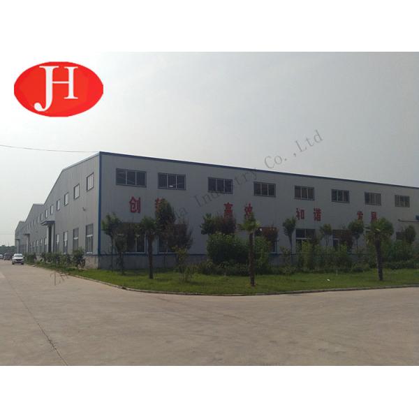 Крахмал картошки чистки клетки удаления песка делая машину