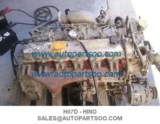 Used HINO H07D J08C H06C H07C EH700 EF550 Engine assy, Usado H07D J08C Motor