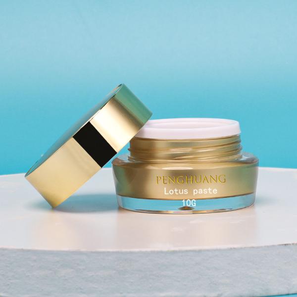 Опарника стекла сливк стороны глаза заботы кожи косметики пластикового акрилового пустые упаковывая 10g