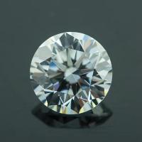 3A/5A Zirconia cúbica Pedras soltas de corte brilhante Forma redonda Cor branca 6mm 8mm Pedra preciosa