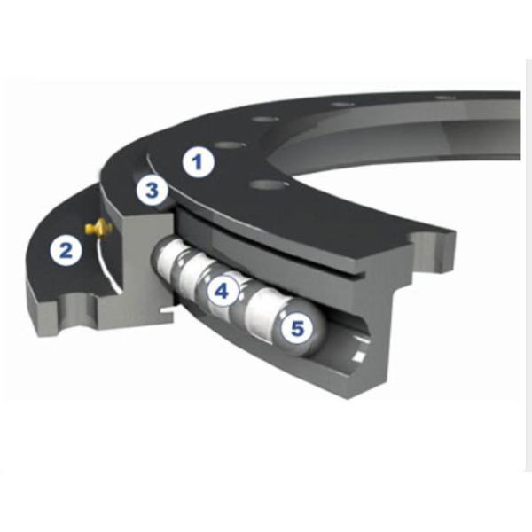 Фланцевое поворотное кольцо с четырехточечным контактным шаровым подшипником