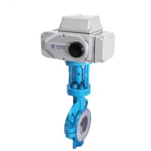 Grat Electric Control Water Pipeline Butterfly Valve PTFE Seal Ring Butterfly Valve