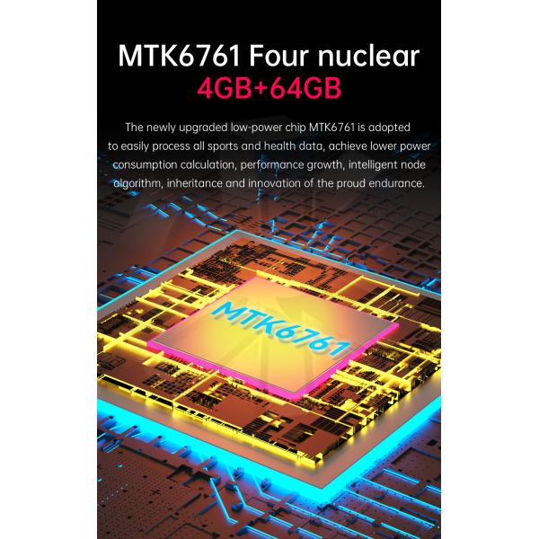 1.99 Inch Full Round Screen 4G SmartWatch Android 9.0 OS 5MP Camera GPS WIFI Bluetooth