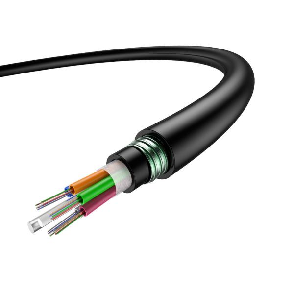 Loose Tube Double Jacket Armoured Fiber Optic Cable For FTTH