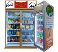 Capacidade esperta da máquina de venda automática 20 do refrigerador do mícron para o hotel