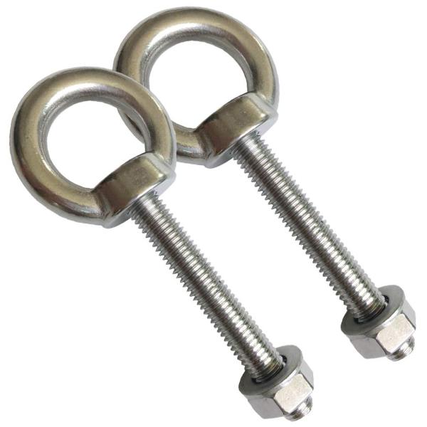 JIS Standard Corrosion-Resistant Stainless Steel Thread Lifting Ring Shoulder Eye Bolts 3/8