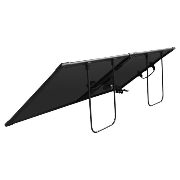 150w Foldable Portable Solar Panel Module Charging Kit Lightweight Black For Camp Rv Outdoor Generator Power Station
