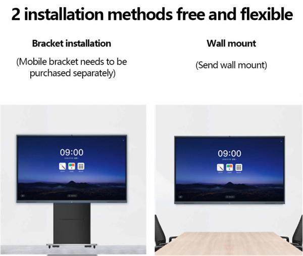 86 Inch Touch Screen Electronic Interactive Whiteboard Android Lcd Digital