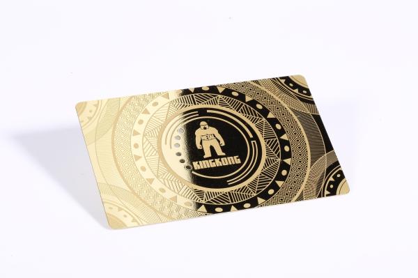 Frosted Stainless Steel Metal Business Cards For Night Bar Shop