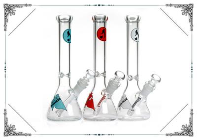 Hitman Glass Smoking Water Pipes Mix Color With Ice Catcher Bongs