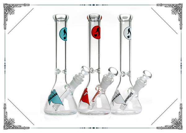 Hitman Glass Smoking Water Pipes Mix Color With Ice Catcher Bongs