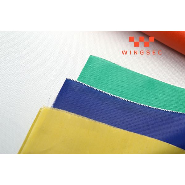 Continuous Working Temperature Up To 550°C Silicone Coated Fiberglass Fabric for Fire & Smoke Curtain Grade with Anti-stick, Chemical Resistant & Oil Resistant Surface