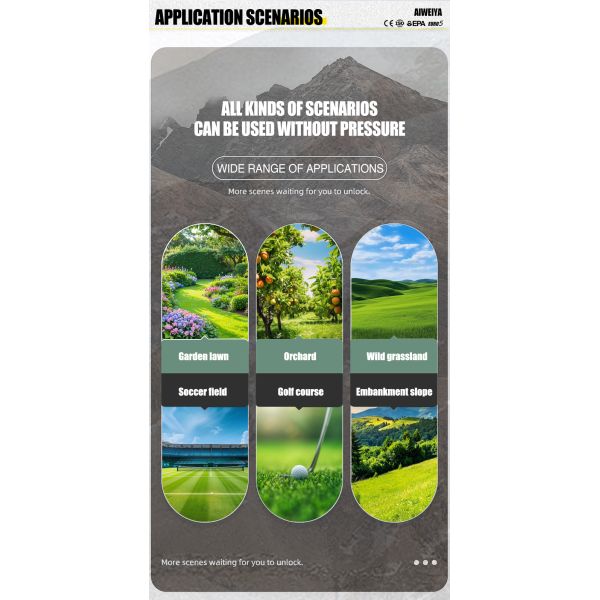 US Spot EPA Certified RC Lawn Mower Robot Wireless Control Flexible Steering Lawn Trimming Orchard Weeding Low Fuel Consumption