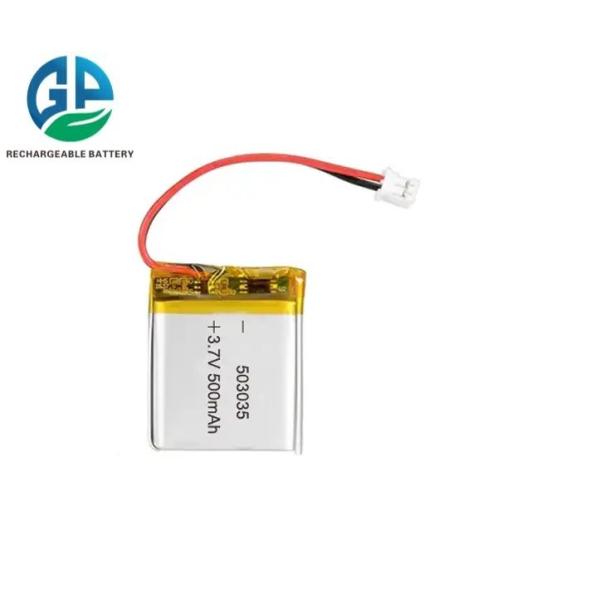 KC CB IEC62133 Одобрённая высококачественная супермощная Lipo503035 3.7V 500mAh перезаряжаемая литий-ионная плоская батарея