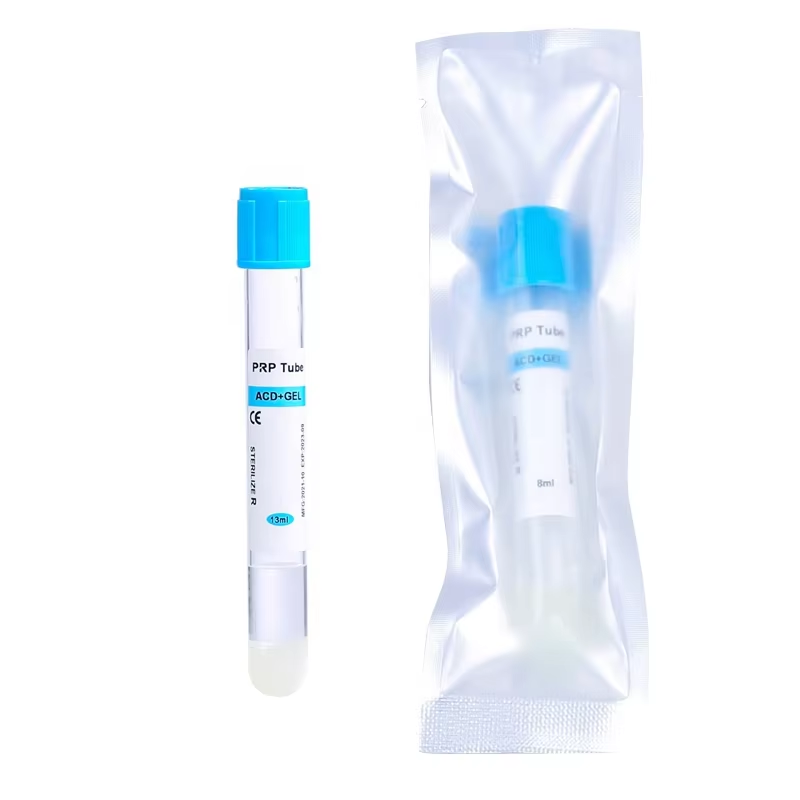 Large Capacity 10ml 15ml ACD Gel Tube Kit for Injection Individual Blue Cap OEM Packing PET Glass Face/Skin Beauty Use Sterile