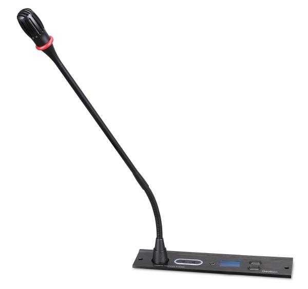 CE ROHS do sistema de conferência de XLR 6.3mm Jack Gooseneck Conference Microphone Wired