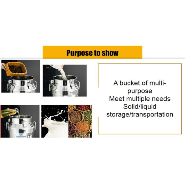Молоко нержавеющей стали воздуха Pai хранения зерна плотное консервирует 20 литров