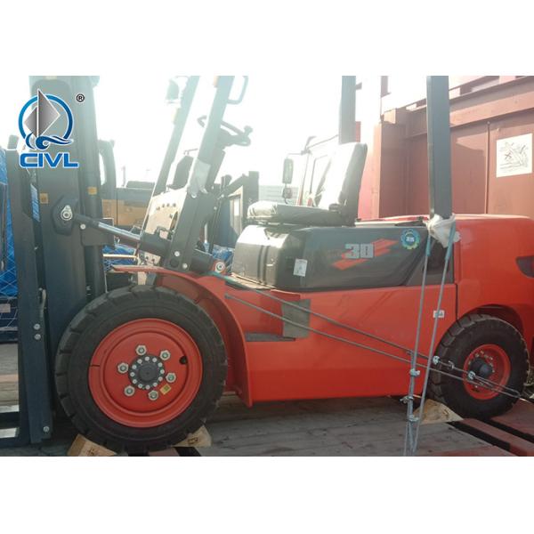 10 Ton Diesel Forklifts / 92 Kw Engine Forklift Truck Material Handling Machinery