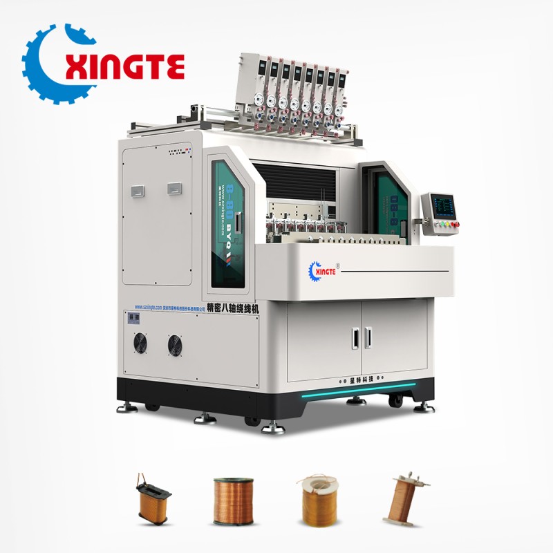 Precision Eight-Axis Winding Machine with High Precision and 12000rpm for Multi-Layer Coil Winding