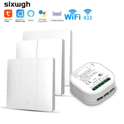 auto chave Homekit de Wifi três de controle remoto sem fio do interruptor 2.4GHz fora no interruptor