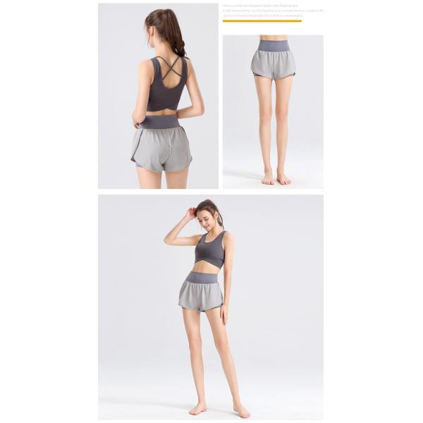 Выполненная на заказ бюстгальтер спорт плотных пригонка сексуальный задних женщин и набор шортов