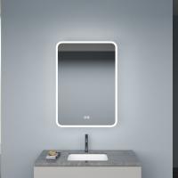 Armoire de médicaments à LED montée sur le mur anti-brouillard éclairé miroir de vanité avec rangement personnalisé