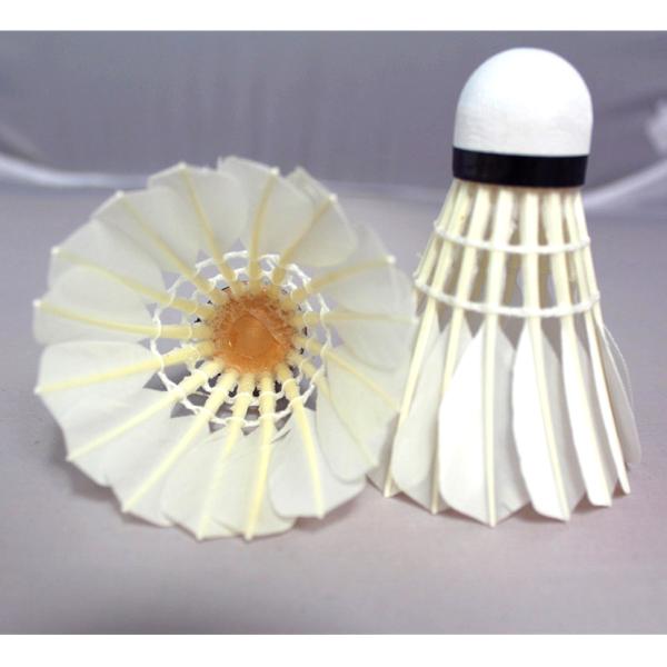 Good quality Custom Logo Duck goose Feather Class A Shuttlecock Badminton