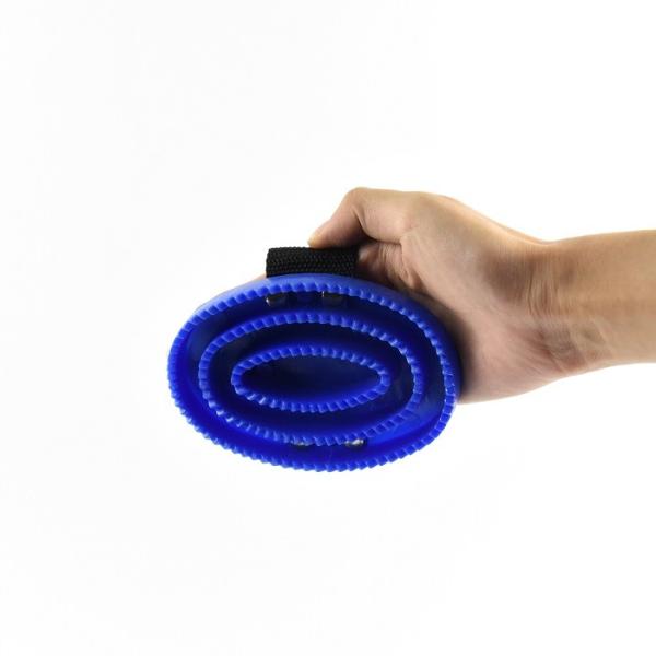 Two Style Horse Grooming Curry Comb , Rubber Curry Brush For Horse Grooming