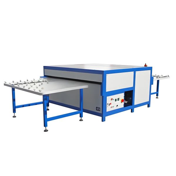 Min Glass Size 300mm Horizontal Double Glazing Glass Hot Roller Press Machine Featuring Horizontal Glass Seaming Machine