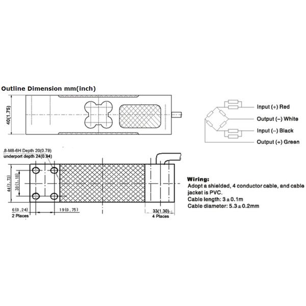 Cellule de charge de qualité industrielle C3 50kg 100kg 150kg 200kg 250kg 300kg pour besoins de pesage intensifs
