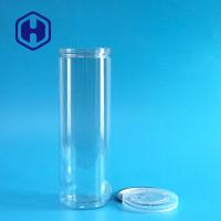 Latas plásticas de Ring Pull Empty Disposable Clear com empacotamento aberto fácil da cookie da tampa