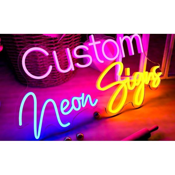 3D Transparent Led Neon Flex 24V Lights Sign Business & Party Event Decor iP68