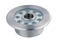 9W LED Fountain Light com o buraco do meio 35mm, resistente à água IP68 LED Decotation Light