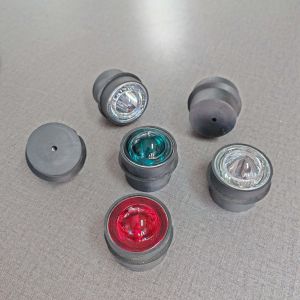 High Reflective Tempered Glass Road Stud with 360° Reflection and Dia5cm*H5cm Size for Enhanced Traffic Safety