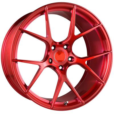 Monoblock de alumínio escovado forjou as rodas para M3 M4
