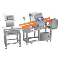 Línea de producción de ángulo ajustable transportador de la industria comprobador de peso máquina de pesaje con detector de metales