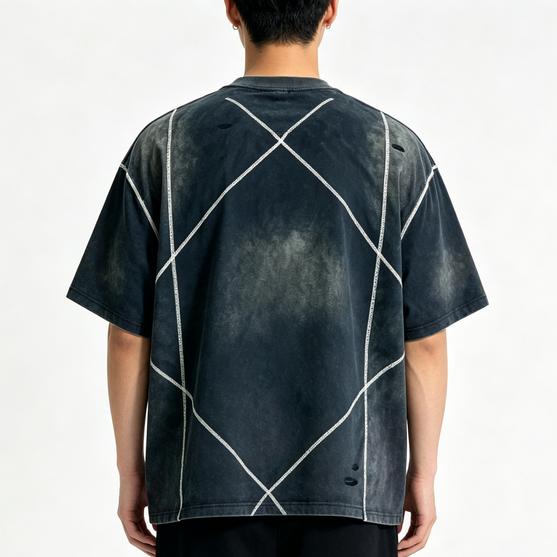 Trendy Custom Heavyweight T Shirt Loose Fit Custom Graphic Tee Casual With Great Breathability