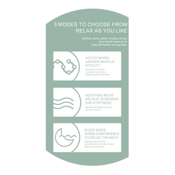 Portable U Shaped Neck Shoulder Massage Pillow PU Kneading Neck Shoulder Massager