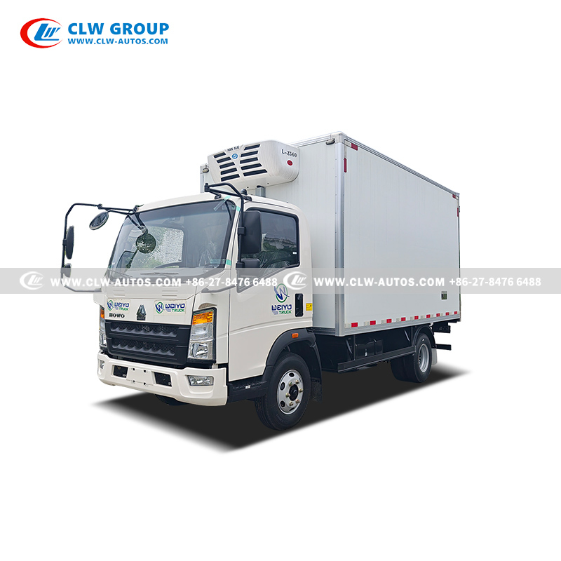 HOWO 4.2m Refrigerated Truck for Cold Chain Delivery