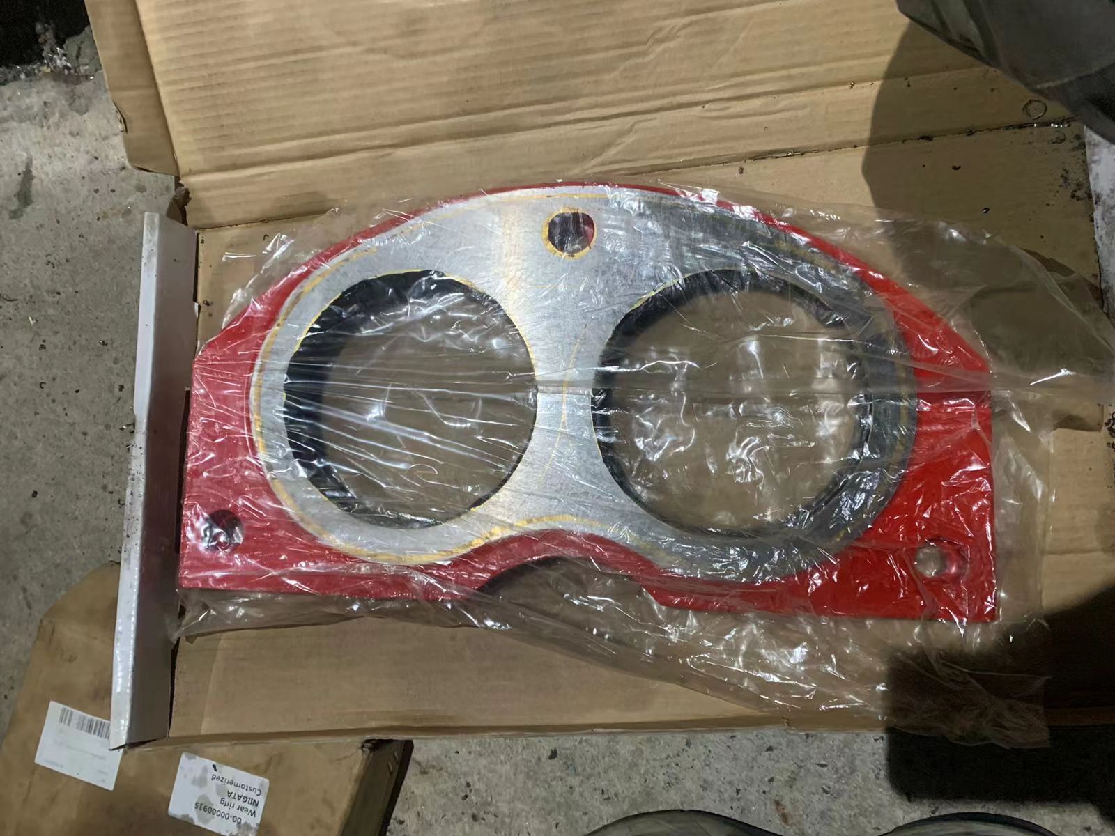 Wholesale New Condition DN145 Putzmeister Alloy Cutting Ring Eyeglass Plate Customizable Construction Machinery Parts for